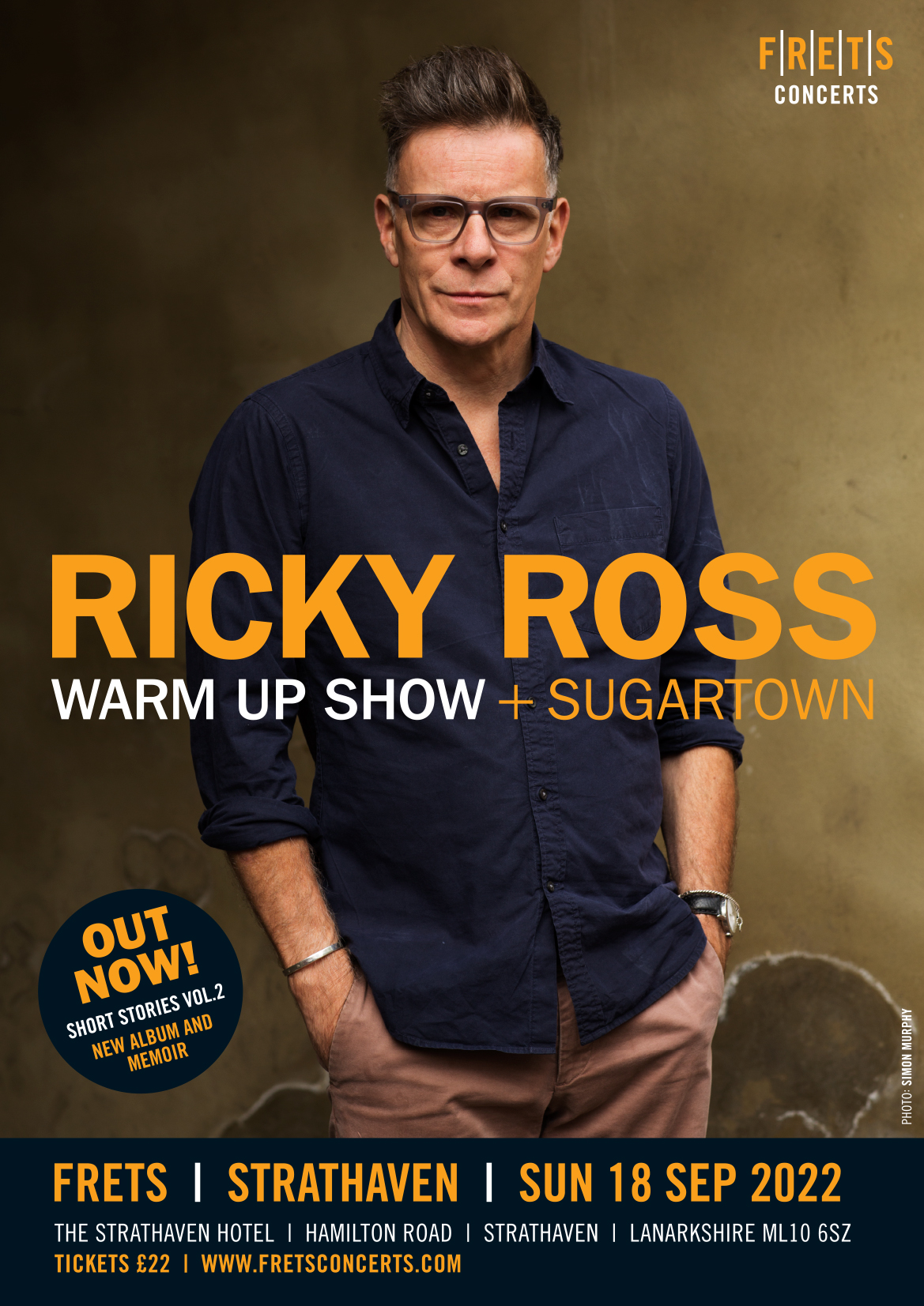 Ricky Ross in concert at the Strathaven Hotel – Sunday 18th Sept ...